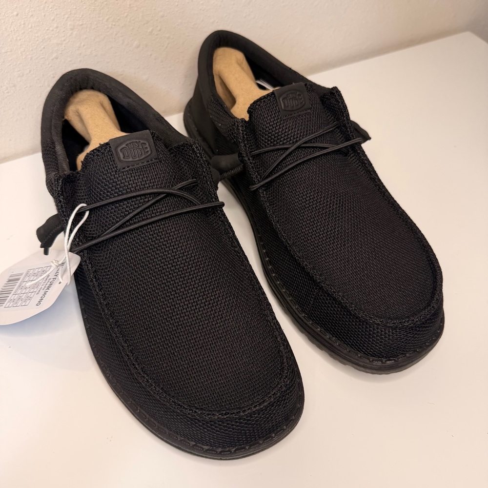 Hey Dude Men's Black Loafers - Picture 3 of 10